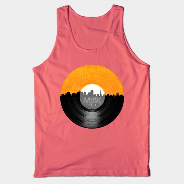 Music Is Life Tank Top by mullian